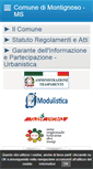 Mobile Screenshot of comune.montignoso.ms.it